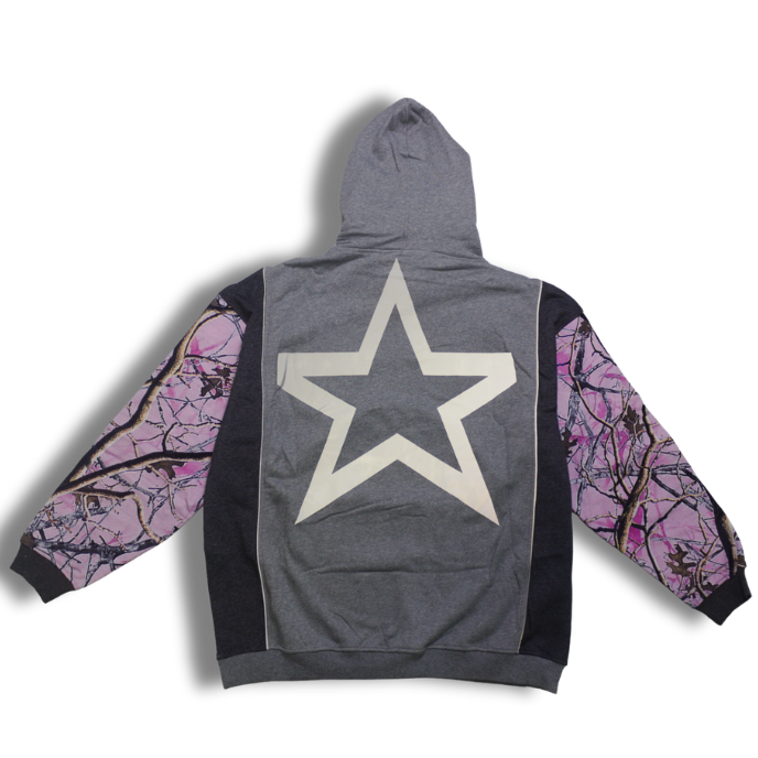 Pink Fracture Hoodie